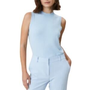 Ann Taylor Crew Neck Sweater Shell Style 845612 NWT Freesia Blue